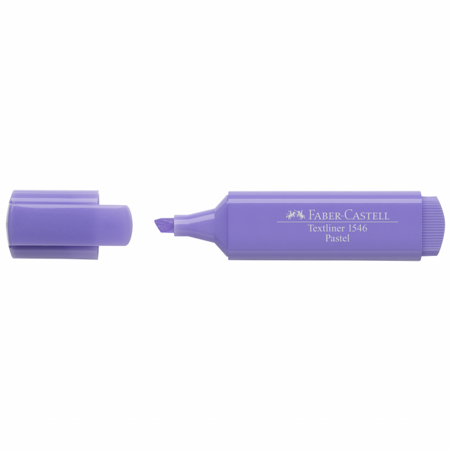 MARCADOR RESALTADOR FABER CASTELL PASTEL 4656 LILA (20X10)