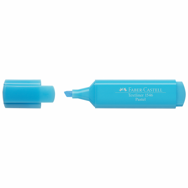 MARCADOR RESALTADOR FABER CASTELL PASTEL 4657 CELESTE (20X10)