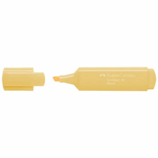 MARCADOR RESALTADOR FABER CASTELL PASTEL 4667 AMARILLO CLARO (20X10)
