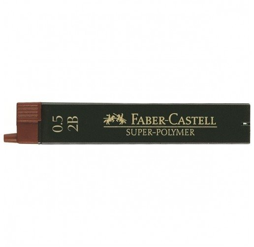 MINAS 0.5MM. FABER CASTELL 9125 TUBO X 12 - HB (48X12)
