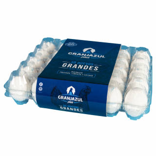Huevos blancos grandes Granjazul 30 uds