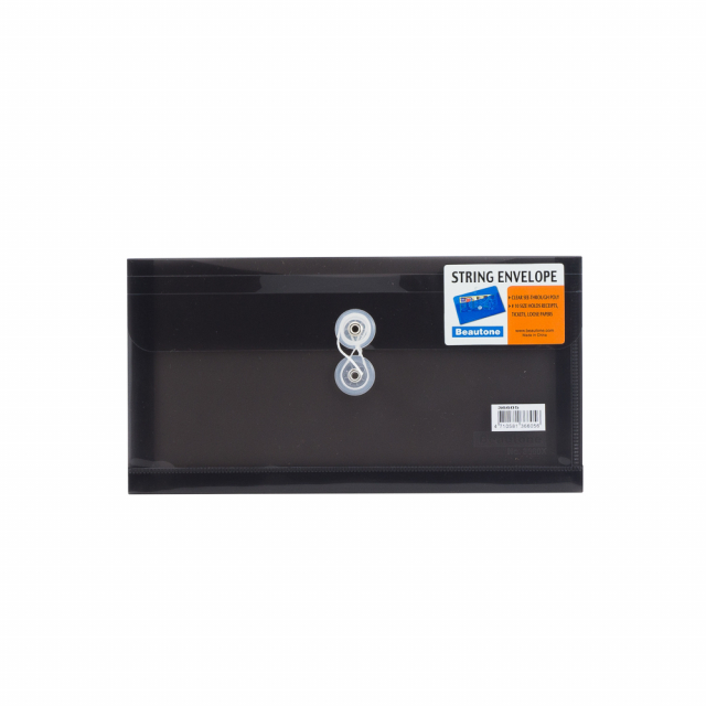 SOBRE PLASTICO BEAUTONE 3660-5 CHEQUE HUMO (10X25)