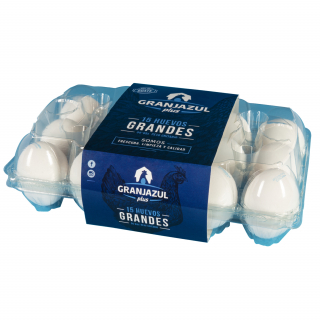 Huevo blanco grande Granjazul 15 uds