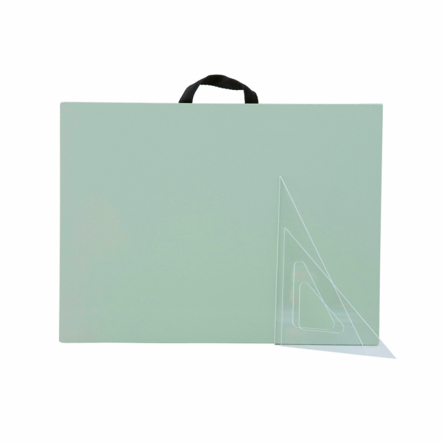 TABLERO P/DIBUJO 40X60CM. VERDE OPTICO (6)