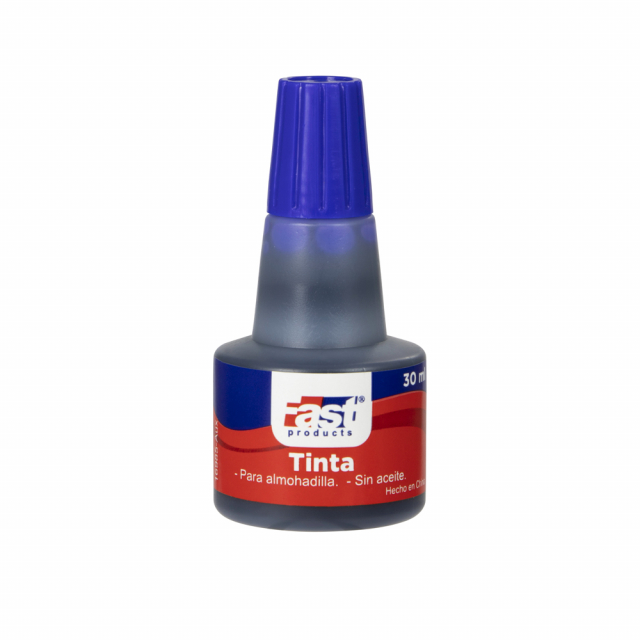 TINTA P/ALMOHADILLA FAST GOTERO 30ML AZUL (30X12)