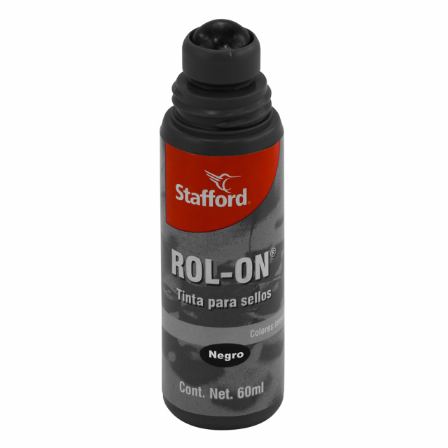 TINTA P/ALMOHADILLA STAFFORD C2000 ROLL ON 2 ONZ. NEGRO (24)