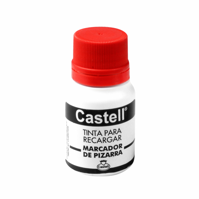 TINTA SOLUBLE CASTELL 30ML. ROJO (12X6)