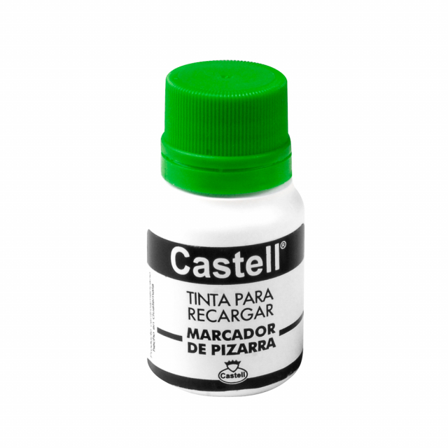 TINTA SOLUBLE CASTELL 30ML. VERDE (12X6)
