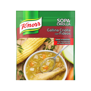 Sopa de gallina criolla Knorr 54 g
