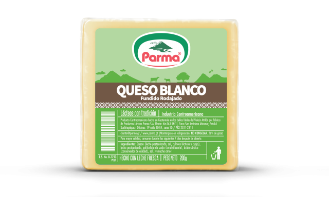 Queso Blanco Rodajado Parma 200 gr.