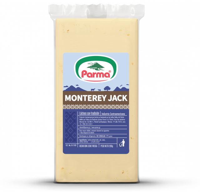 Queso Monterey Jack Parma Trozo 200 gr.