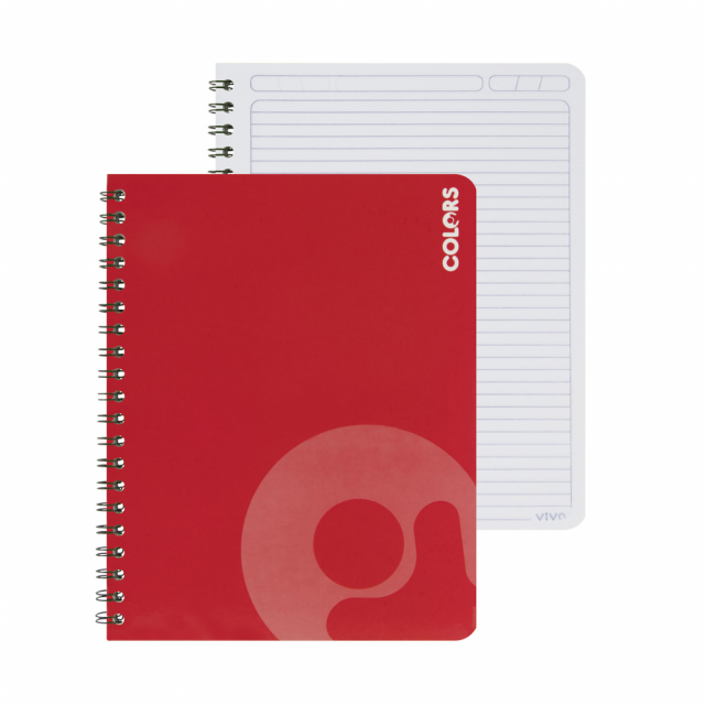 CUADERNO DOBLE ANILLO VIVO 70H. 239950 RAYADO (56)