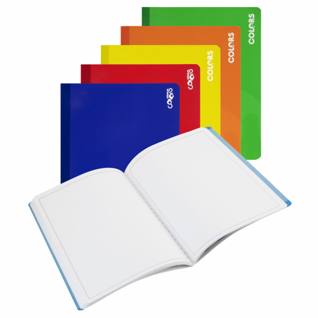 CUADERNO COSIDO VIVO 100H. GRANDE 239988 LISO (48)