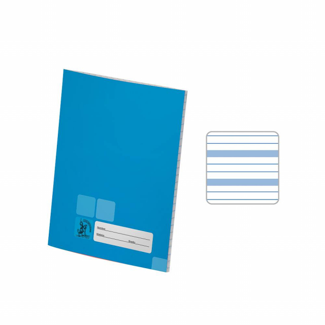 CUADERNO ENGRAPADO CONQUISTADOR 80H. 3186 DOBLE LINEA (120)