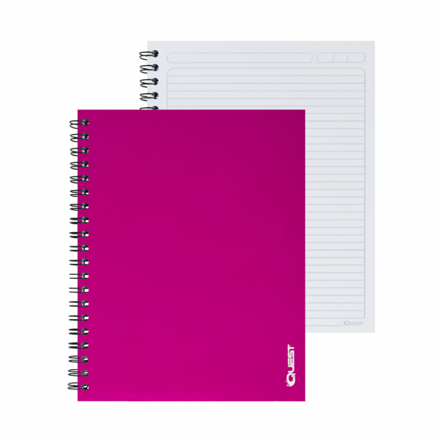 CUADERNO DOBLE ANILLO QUEST 100H. T/DURA 239963/242399 RAYADO (30)