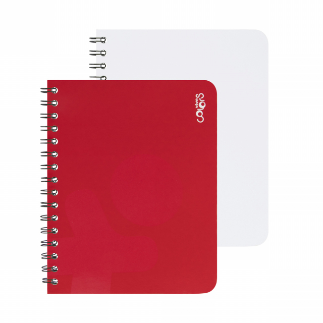 CUADERNO DOBLE ANILLO VIVO 70H. #2 239948 LISO (80)