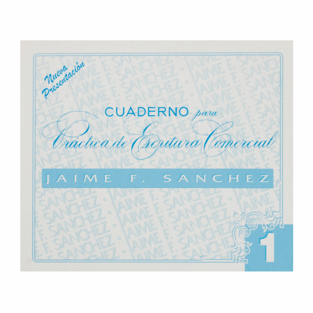 CUADERNOS DE CALIGRAFIA JAIME SANCHEZ # 1 (50)