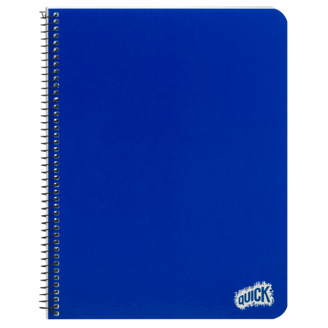 CUADERNO C/ESPIRAL QUICK 100H. FLEX. PLANNER RAYADO (72)