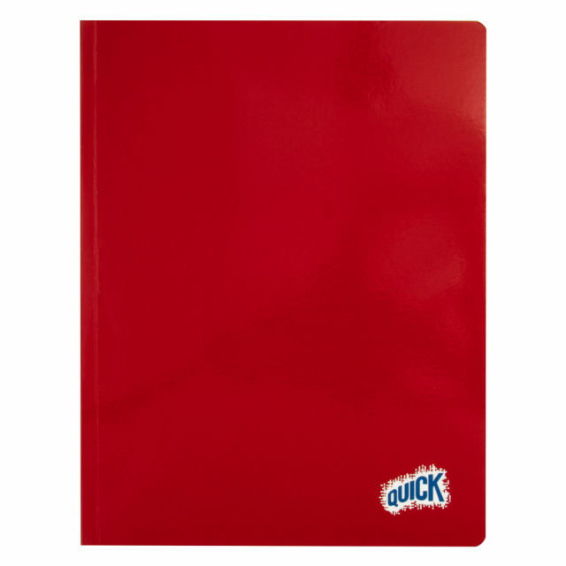 CUADERNO ULTRA PEGADO QUICK 7.5"X9.75" 100H. RAYADO (60)