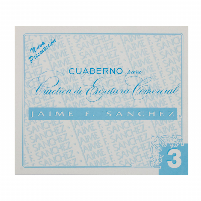 CUADERNOS DE CALIGRAFIA JAIME SANCHEZ # 3 (50)