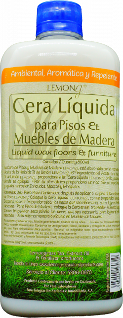 Cera líquida LemonG 800 ml