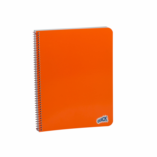 CUADERNO C/ESPIRAL QUICK 100H. FLEX. PLANNER CUADROS (72)
