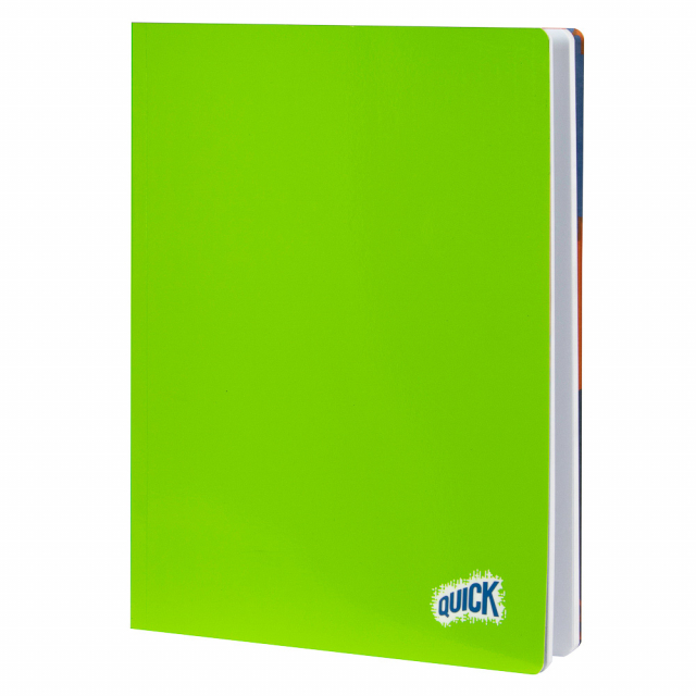 CUADERNO ULTRA PEGADO QUICK 7.5"X9.75" 100H. DOBLE LINEA (60)