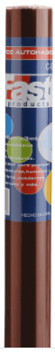 Fast Rollo Plastico Adhesivo color cafe  45cm x 3mts para proteger libros y cuadernos