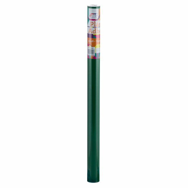 Fast Rollo Plastico Adhesivo color verde obscuro 45cm x 3mts para proteger libros y cuadernos