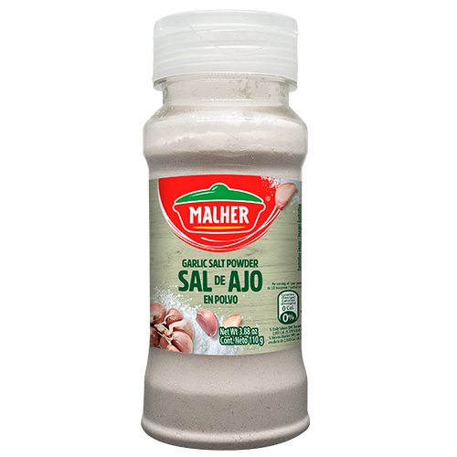 Sal de ajo frasco Malher 110g
