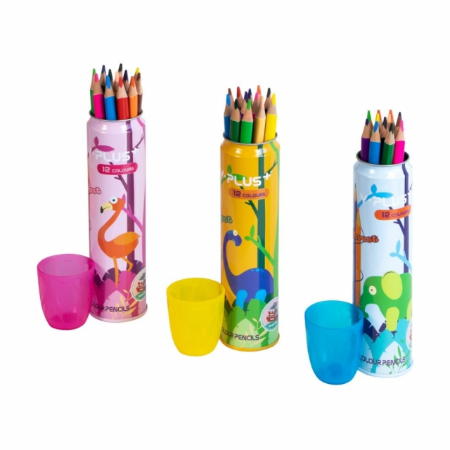 Crayones de Madera Y-Plus con Estuche Metálico Wishing Tree