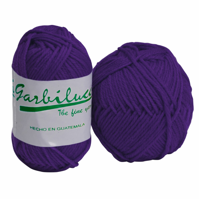 Garbilucci Bola de Lana Color Morado Lila