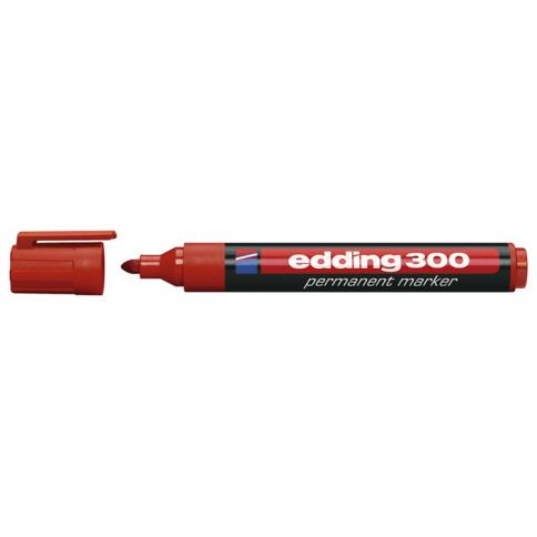 Edding 400 Marcador permanente punto Delgado color rojo recargable