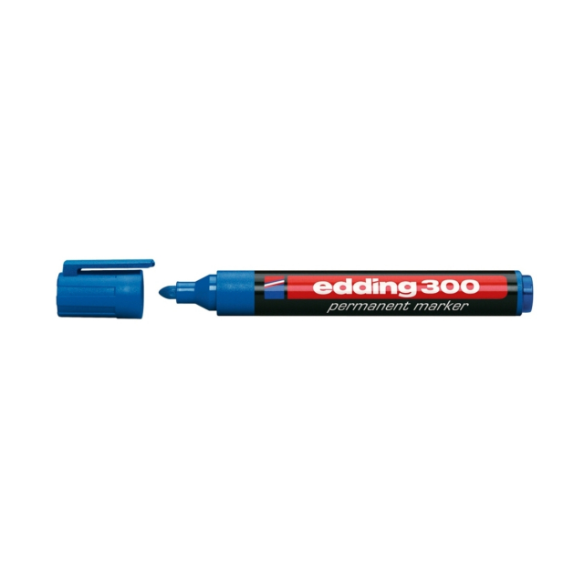 Edding 400 Marcador permanente punto Delgado color azul recargable