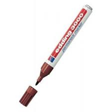 Edding 400 Marcador permanente punto Delgado color cafe recargable