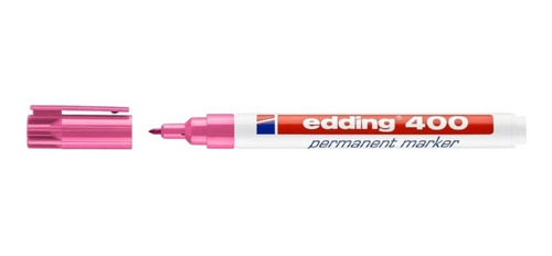 Edding 400 Marcador permanente punto Delgado color rosado recargable