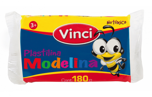 Vinci Plasticina Modelina 180g Color Azul