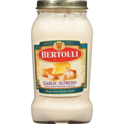 Salsa Blanca Alfredo Bertolli 425gr