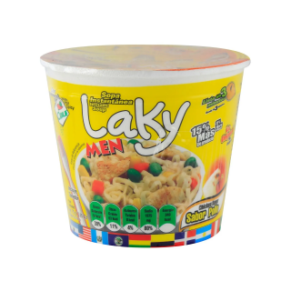 Sopa de vaso sabor a pollo tazon Laky Men 75g