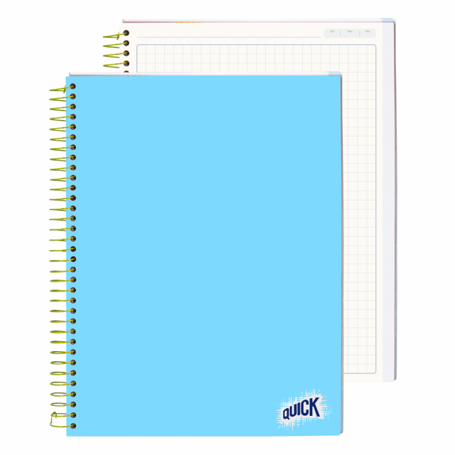 Cuaderno Multimateria Quick Tamaño Carta Con Cuadros