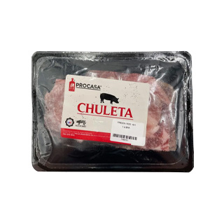 Chuleta cerdo con hueso Procasa 4 und 1 lb