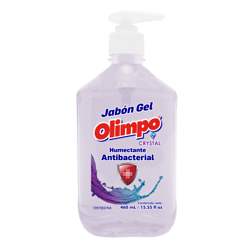 Jabón liquido Olimpo antibacterial crystal 460 ml