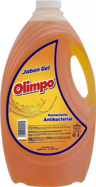 Jabón liquido Olimpo antibacterial Original 2200 ml