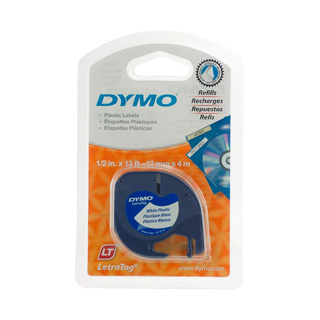 CINTA DYMO 91331 LETRATAG PLASTICA BLANCO (30)