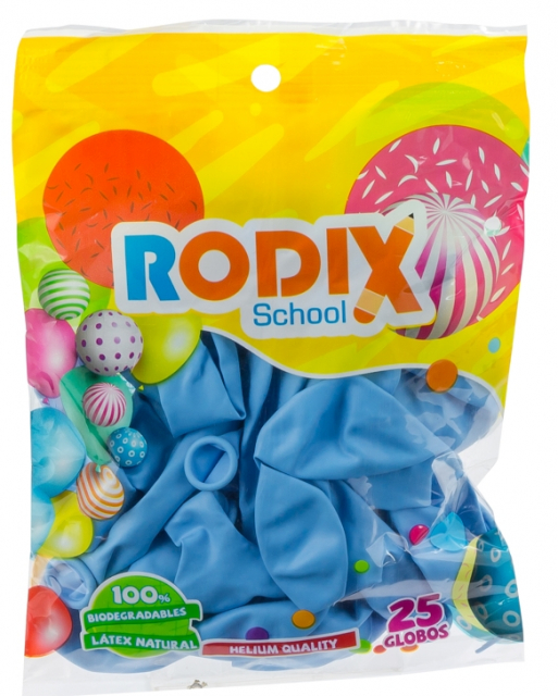 GLOBO RODIX NO.9 BX25 CELESTE/AZUL BEBE (200)