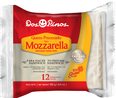 Queso mozzarella rodajado Dos Pinos 192 g