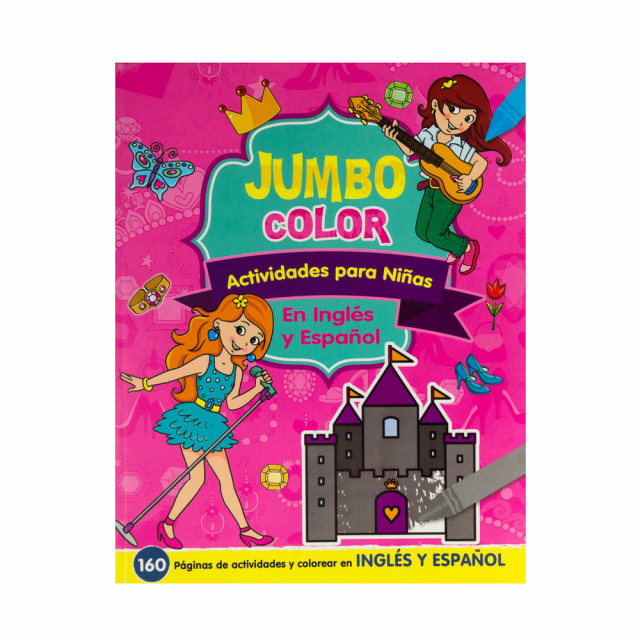LIBRO P/COLOREAR SICOBEN JUMBO 80H. NIÑAS (24)