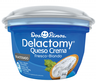 Queso crema Delactomy Dos Pinos 210 g deslactosado