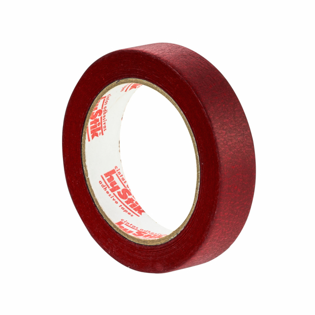 MASKING TAPE HYSTIK 1" X 45 YDS ROJO (72)