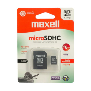 MEMORIA MAXELL MICRO SD 16GB MCSD-16CL6/10 (10)
